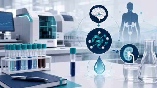 Diabetes insipidus and copeptin testing shown in a clinical laboratory